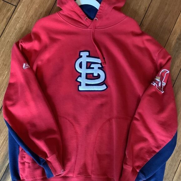 St. Louis Cardinals Sweatshirt, Unisex, Varsity Letters, Embroidered,  Size XXL - Picture 2 of 6